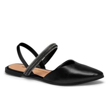 Imagem de Scarpin dakota mary jane slingback calce fácil conforto, Preto, 36