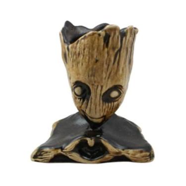 Imagem de VASO CACHEPO Groot Braço Coração. Vasinho de CERAMICA. 12cm de altura 