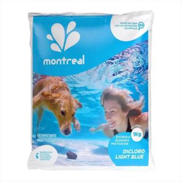 Imagem de Cloro Para Piscina Tratamento Montreal Dicloro Light Blue 1Kg
