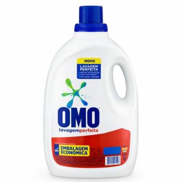Imagem de Lava roupa liquido omo 5l lavagem perfeita