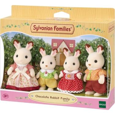 Imagem de Sylvanian Families - Família dos Coelhos Chocolate Conjunto de Figuras, 3+ Anos, Multicor, 4150