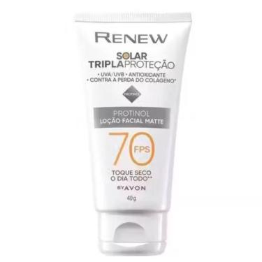 Imagem de Protetor Solar Facial Renew FPS 70 Sem Cor - Alta Proteção Antienvelhe