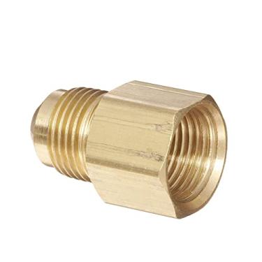 Imagem de 5/8 '-18 Macho 3/8' Alargamento 1/2 'Fêmea Conector Adaptador Adaptador de Tubo de Bronze Para Válvula de Gás Combustível Água, H