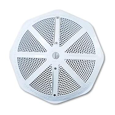 Imagem de Ralo de Fundo para Piscina Grande Alta Vazão ABS Branco - Encaixe 50mm