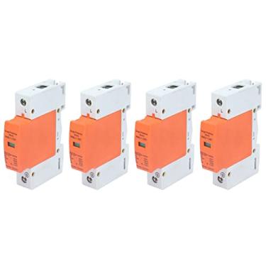 Imagem de 4Pcs 1P Surge Protective Device DIN Rail Mounting Voltage Surge Arrester Device SPD House Arrester Protector RMU1‑C20/40/60(Imax: 60kA)