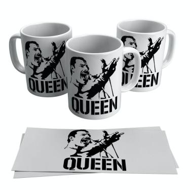 Imagem de Caneca Queen Freddie Mercury Caricatura Cantor Rock 325ml