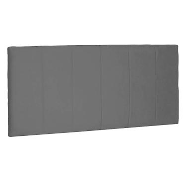 Imagem de Cabeceira Painel Casal 1,40m Ravenna Suede Preto