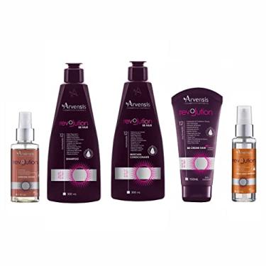 Imagem de Kit Revolution Shampoo/Cond/Leave/Queratina/Serum