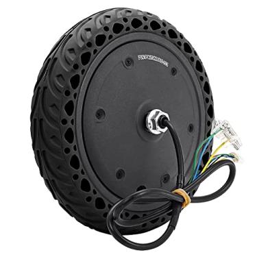 Imagem de Qudai Substituição da roda do motor dianteiro do pneu do motor da scooter elétrica 36V 250W para scooters elétricas M365/Pro