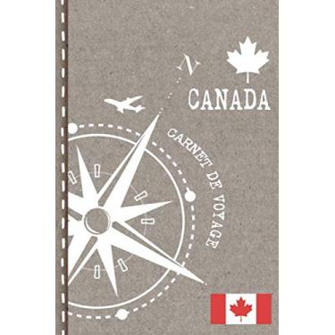 Imagem de Canada Carnet de Voyage: Cahier de Voyageurs Dot Grid Pointillé A5 - Dotted Journal de bord pour Ecrir. Livre pour l'écriture, dessiner. Souvenirs d'activités vacances - Notebook á points