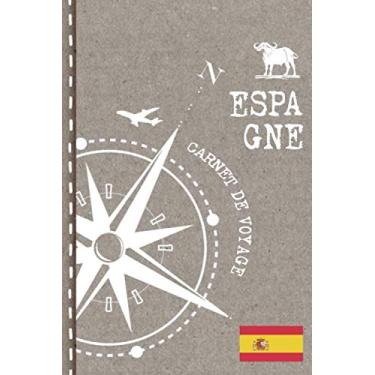 Imagem de Espagne Carnet de Voyage: Cahier de Voyageurs Dot Grid Pointillé A5 - Dotted Journal de bord pour Ecrir. Livre pour l'écriture, dessiner. Souvenirs d'activités vacances - Notebook á points