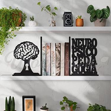 Imagem de Aparador de Livros NeuroPsicoPedagogia Woodecora