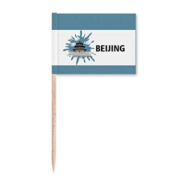 Imagem de China Beijing Temple Heaven Sacred Toothpick Flags Marker Topper Decoração de Festa