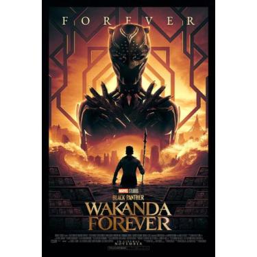 Imagem de Poster Cartaz Pantera Negra Wakanda Para Sempre F - Pop Arte Poster