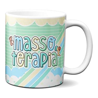 Imagem de Caneca Massoterapeuta Profissão Presente Massoterapia (Branca)