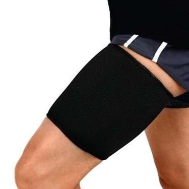 Imagem de Coxal Elástico Futebol / Artes Marciais / Volei - Unidade - Preto - Pentagol-Unissex