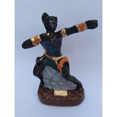 Imagem de Imagem Orixa Oxossi (Ode) Escultura Gesso Estatua 10 Cm