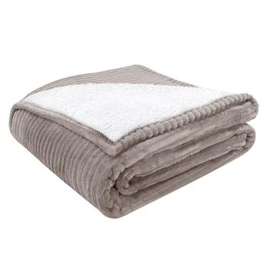 Imagem de Cobertor Sherpa Dupla Face Casal - Jolitex - Dyuri Rosê