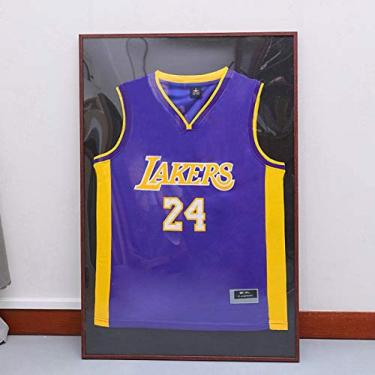 Imagem de Moldura de exibição de camisa esportiva, moldura de exibição de camisa, moldura de exibição montada na parede, moldura de coleção adequada para camisetas, uniformes de futebol, uniformes de