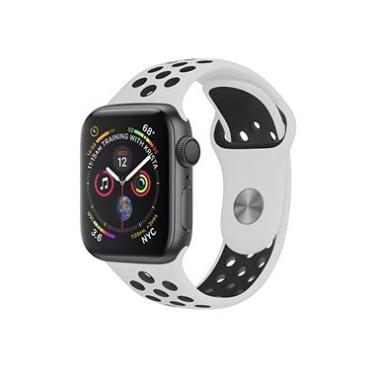 Imagem de Pulseira Para Apple Watch 38mm /40mm Armor Running - Branco e Preto - Gshield