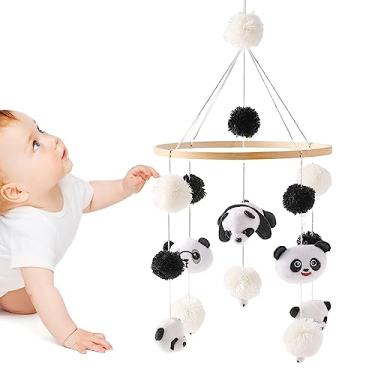 Imagem de Shakven Carrilhão de vento para cama de criança - Sino de cama infantil de,Cama infantil portátil Carrilhão de móvel com estampa de animal para quarto de berçário infantil chuveiro infantil