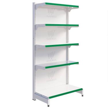 Imagem de Gôndola Fit Parede 1 Inicial 2,02m Farmácia Comercial - Amapá