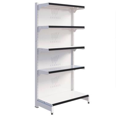 Imagem de Gôndola Fit Parede 1 Inicial 2,02m Farmácia Comercial - Amapá