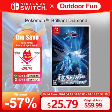 Imagem de Pokémon Brilliant Diamond Nintendo Switch jogos Deals 100% Oficial Original de Cartão de Jogo Físico