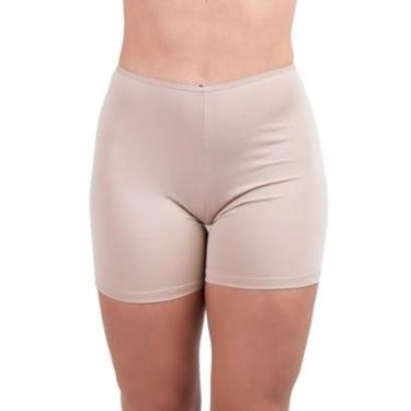 Imagem de Short Anagua Segunda Pele Feminino Bege Rosa Preto-Feminino
