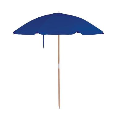 Imagem de Guarda-sol Ombrelone Bagum Madeira Fps 100 2m Mor Azul