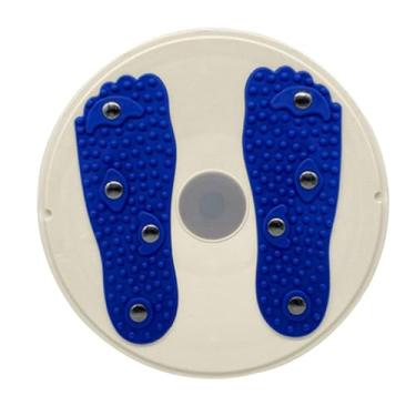 Imagem de Disco de torção de cintura, plataforma giratória, massagem nos pés, exercício, disco de torção de tornozelo, placa de equilíbrio ab, placa de torção, Azul