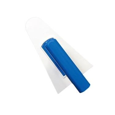 Imagem de Gralara Ferramenta de reboco de espátula de gesso, espátula de acabamento de drywall para cimento de placa de concreto, cabeça redonda