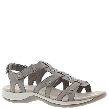 Imagem de Easy Spirit Sandálias rasteiras femininas Sailors Taupe 7 M, Cinzento-acastan, 36