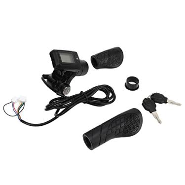 Imagem de Painel de Exibição Lcd Conjunto de Aperto do Acelerador Scooter Elétrico Meio Acelerador 22.5mm Guiador