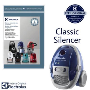 Imagem de Kit 3 Sacos Aspirador de Pó Electrolux Original - Classic Silencer (SW