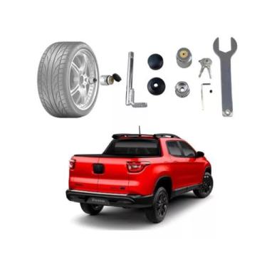Imagem de Trava Antifurto para estepe Fiat Toro - KX3
