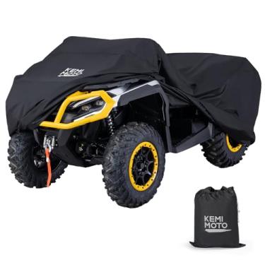 Imagem de KEMIMOTO Capa universal para quadriciclo, impermeável, 4 rodas compatível com Polaris Sportsman 570/450 Fourtrax Can-Am Kawasaki CFMOTO, 82,7LX51,2W X46,5H polegadas
