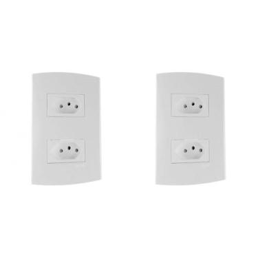 Imagem de Kit C/2 - Conjunto Peesa Alfa 1544 2Tom 10A Branco