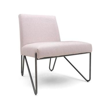 Imagem de Poltrona de Aproximação Herval Spot, Linho Rosa