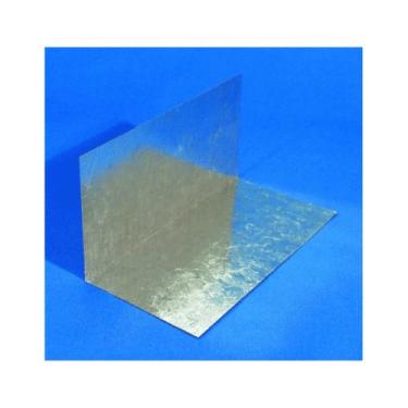 Imagem de Amerimax 70708 Telha intermitente galvanizada pré-dobrada, 10 x 10 x 20 cm (pacote com 100)