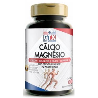 Imagem de Cálcio + magnésio gtx fort comprimidos  - GTX FORT Suplementos 