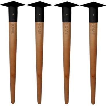 Imagem de Pé Palito Suporte Respiga Metal Tubo Reforçado Mesa Jantar - Jthome, P