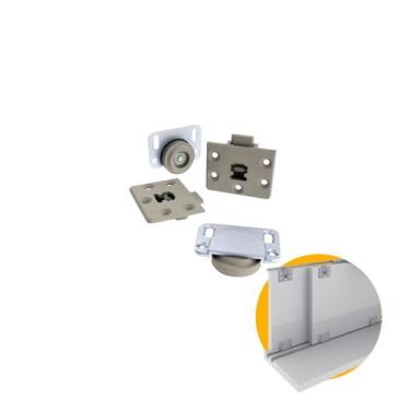 Imagem de Kit Sistema Para Porta de Correr Ro2200 de 21,3 Mm Com Guia 2205 Romet