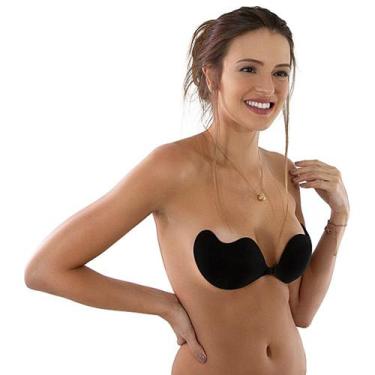 Imagem de Sutiã Adesivo com Decote Profundo - Preto T/40 - Underforms, Unica, U