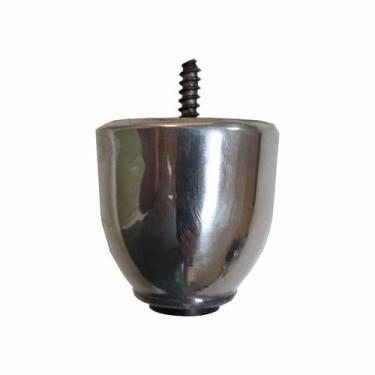 Imagem de Pe Cônico 60 Mm Para Cama E Sofá - Bigfer, Poliuretano com alumínio