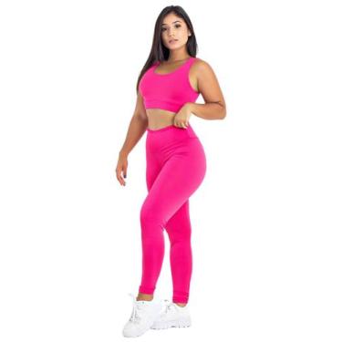 Imagem de Conjunto Fitness Top Alça + Calça Legging Basica  MAG853_902 - Dakota 