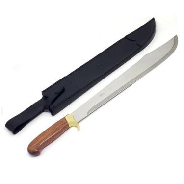 Imagem de Facão para Mato Arkhip Pantaneiro 16'' Cabo Madeira Bainha