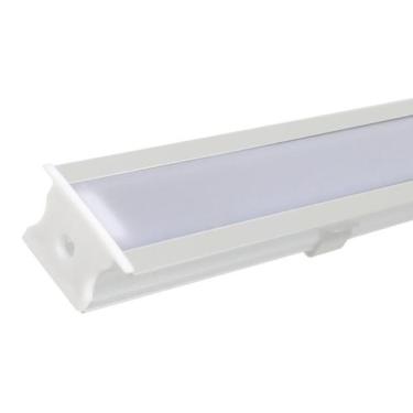 Imagem de Perfil Embutir 25x14mm Alumínio Para Fita de LED 1 Metro - I9LED, Bran