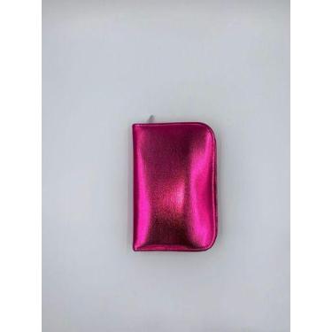 Imagem de 2kit 10 Pincéis Maquiagem Estojo Profissional Cabo C/glitter - oem, Ro