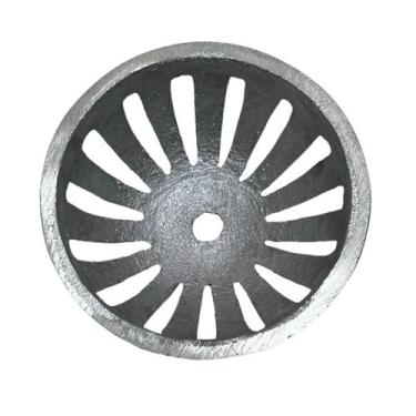 Imagem de Ralo Anti Entupimento de Calhas 8cm Redondo Alumínio - Ficone & Reis 
